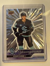 23-24 UD Extended Series Young Guns Silver Outburst #726 RYKER EVANS