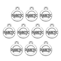 10 StüCk Diabetiker Halskette Armband AnhäNger Diy Schmuck Machen Charms