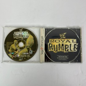 WWF Royal Rumble (Sega Dreamcast, 2000) Disc + Case Back Only - Tested & Working
