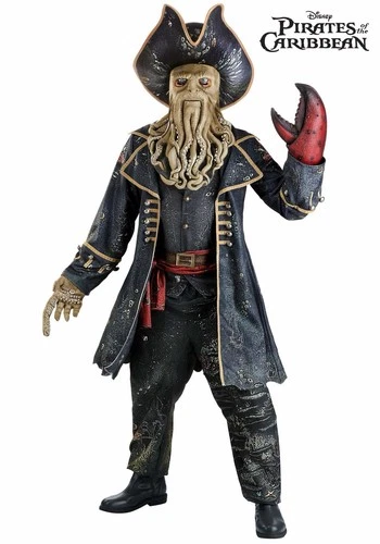 NEW Davy Jones Costume Mens XL Disney Pirate of the Caribbean Adult Halloween