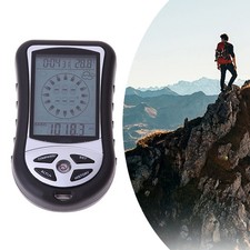 Compact Handheld Pocket Altimeter Barometer Thermometer for Outdoor Use