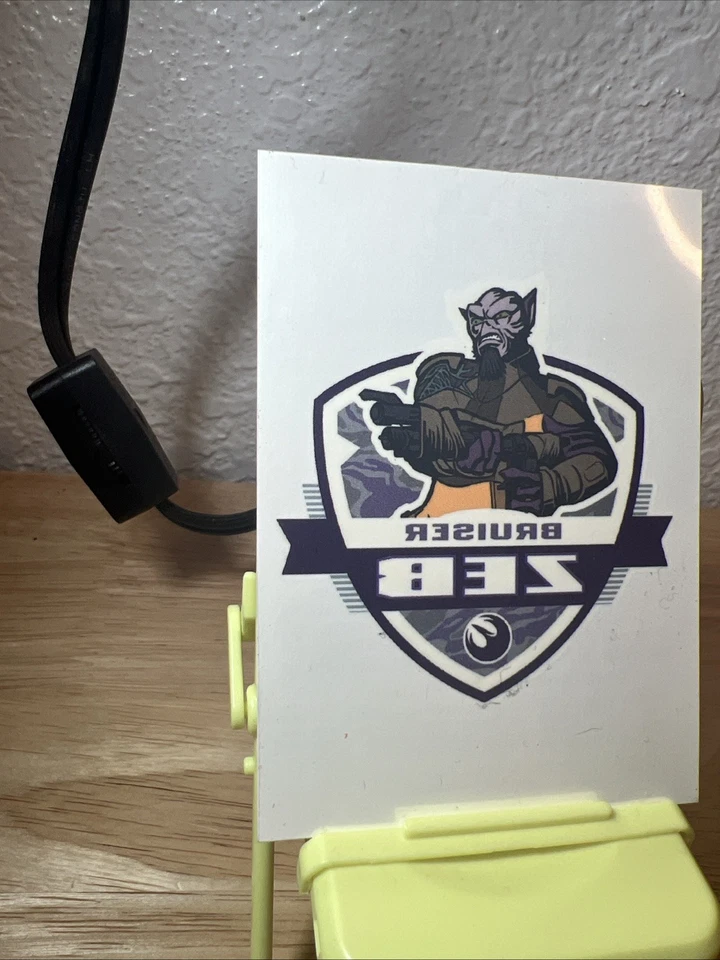 2015 Topps Star Wars Bruiser Zeb  Temporary Tattoo #5 Insert Card - Image 2 of 4