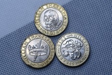 3 X William Shakespeare 2016 2 Pound Coin Set Circulated 