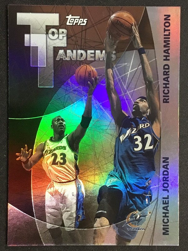 2002-03 Topps #TT6 Michael Jordan/Richard Hamilton Wizards Top Tandems MINT