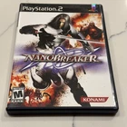 NanoBreaker (PS2, 2005 Konami) VGC Complete CIB Manual TESTED