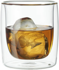 Sorrento 2-Pc Double-Wall Tumbler Glass Set - Clear