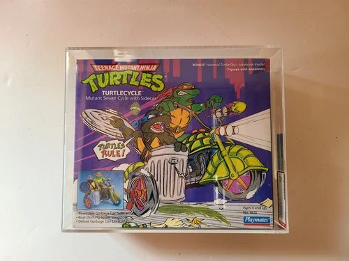 Vintage 1989 Playmates TMNT Series 2 Vehicle Turtlecycle MISB AFA 80+