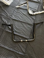 Factory 47 1 1/2” Gloss Black 12” S Series Handlebars Harley Street Glide Apes