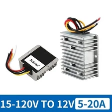 DC DC Buck Converter 24V-100V to 12V 5A 10A 20A StepDown Voltage Regulator