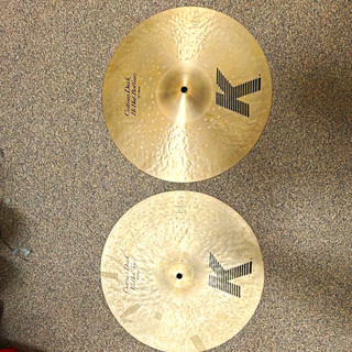 Zildjian K Custom Dark Hi Hat Cymbal Pair 14 in Bronze 2 Piece Included