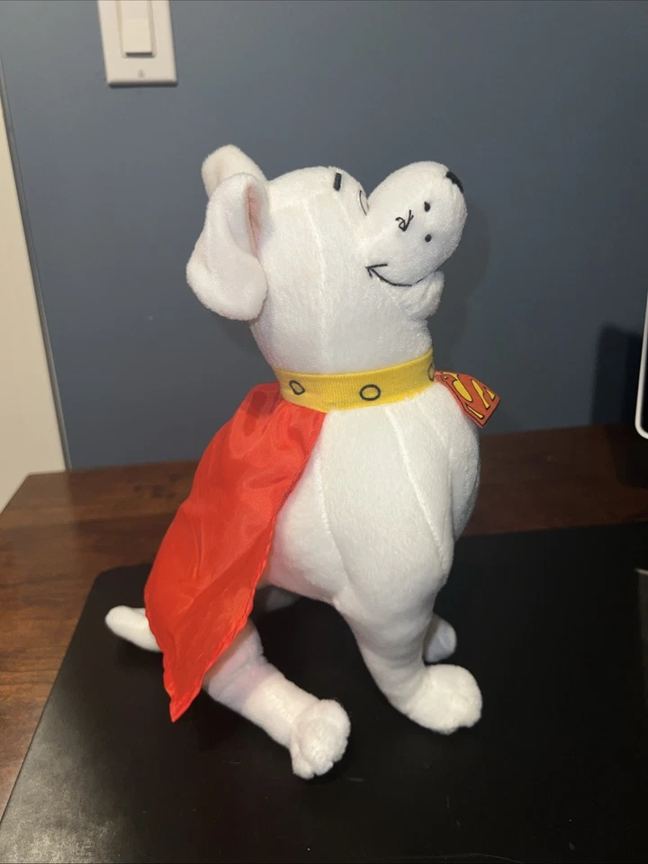 "Juguete de peluche Nanco Crypto the Superdog DC Comics Cartoon Network 11"" perro superhéroe" Foto 4 de 4
