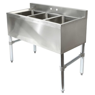#ad Three Compartment Commercial Kitchen Sink Stainless Steel $337.99