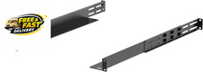 1U Universal Rack Mount Rails,4-Post Server Rack Shelf Rail with 20.9"-32"