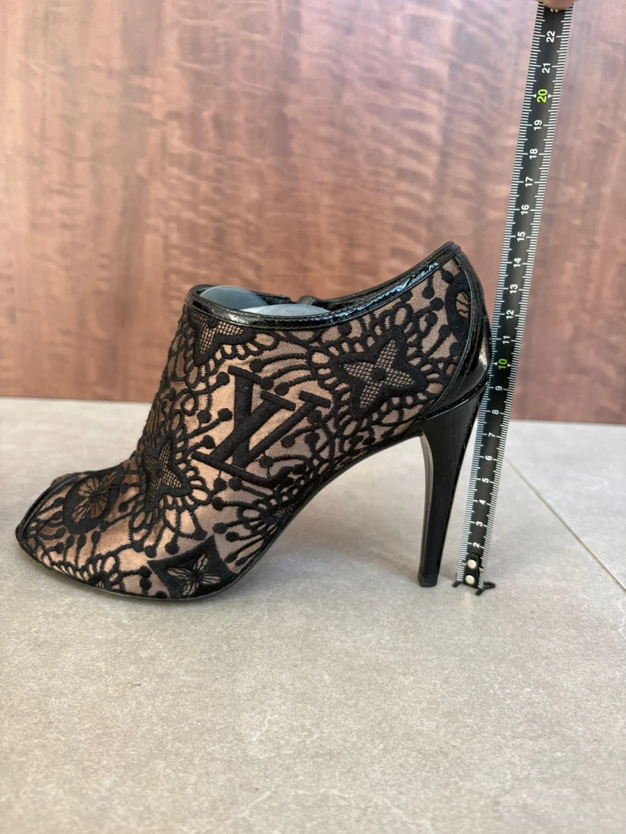 ルイヴィトン オープントゥパンプス レオパード パドロック チャーム 36.5 Louis Vuitton Peep Toe Heels Pump for sale | eBay