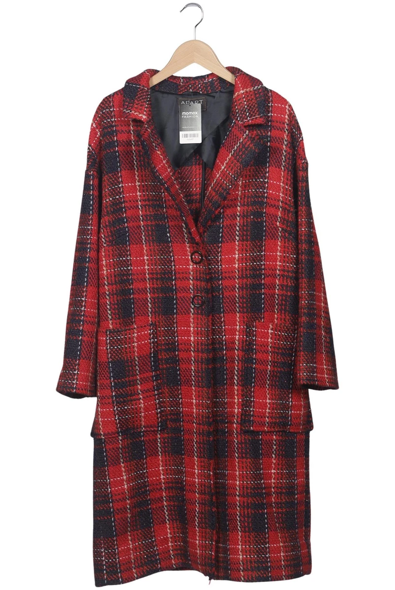 APART Mantel Damen Jacke Parka Gr. 42 Wolle Mehrfarbig #dl1uqhv
