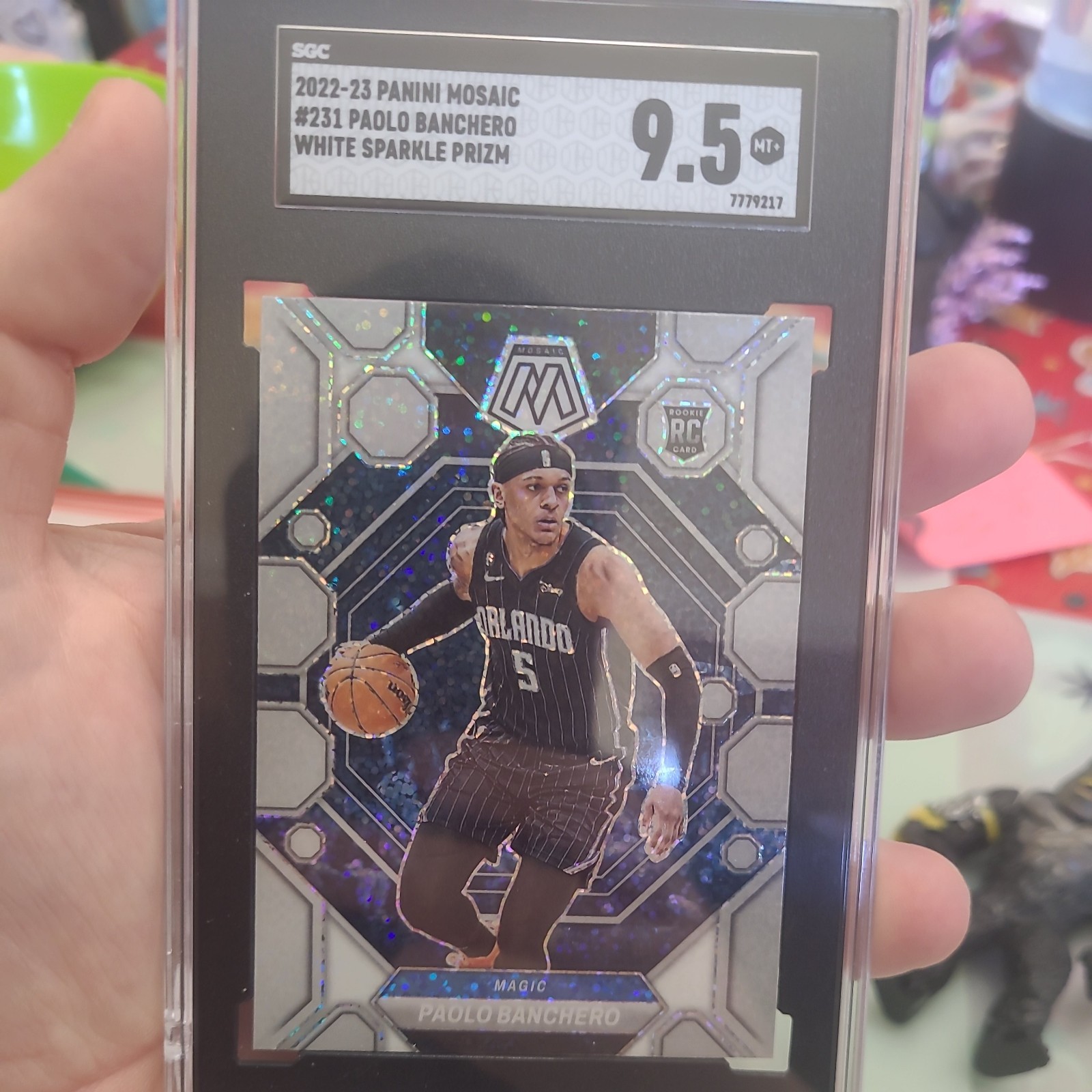 2022-23 Panini Mosaic - Rookies Paolo Banchero #231 White Sparkle Prizm (RC)