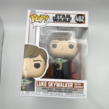 Funko Pop! Star Wars Luke Skywalker with Grogu #482 Vinyl Bobblehead