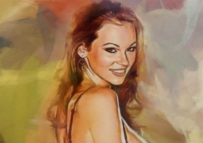 Kimberly Phillips Art Card Limited Numbered xx/50 Edward Vela Signed 2022.