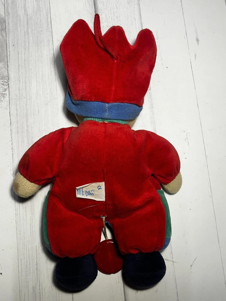 Vintage 70's Sterntaler Musical Pull String Plush Doll Velour Baby Germany - Image 2 of 4