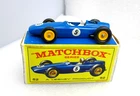 1965 Matchbox Lesney No.52 BRM Racing Car 1/54 Scale - Boxed - (4002)