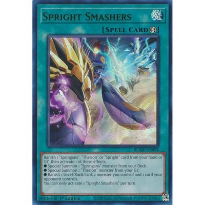 Yu-Gi-Oh TCG BLMR-DE098 UR Spright Smashers Battles of Legend: Monströse Rache