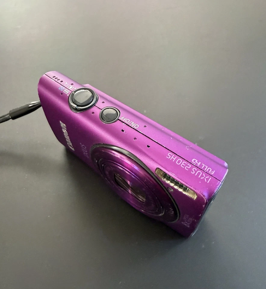 Canon IXUS 230 HS/PowerShot ELPH 310 HS 12.1MP Digital Camera - Lila - Bild 4 von 4