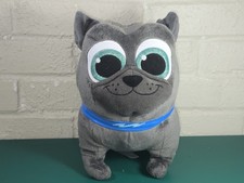 Disney Puppy Dog Pals 9'' Bingo Plush Doll Soft Toy brand Gray/Blue Collar Used