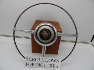 1948-1953 BUICK HORN RING WITH INNER PIECE INTACT