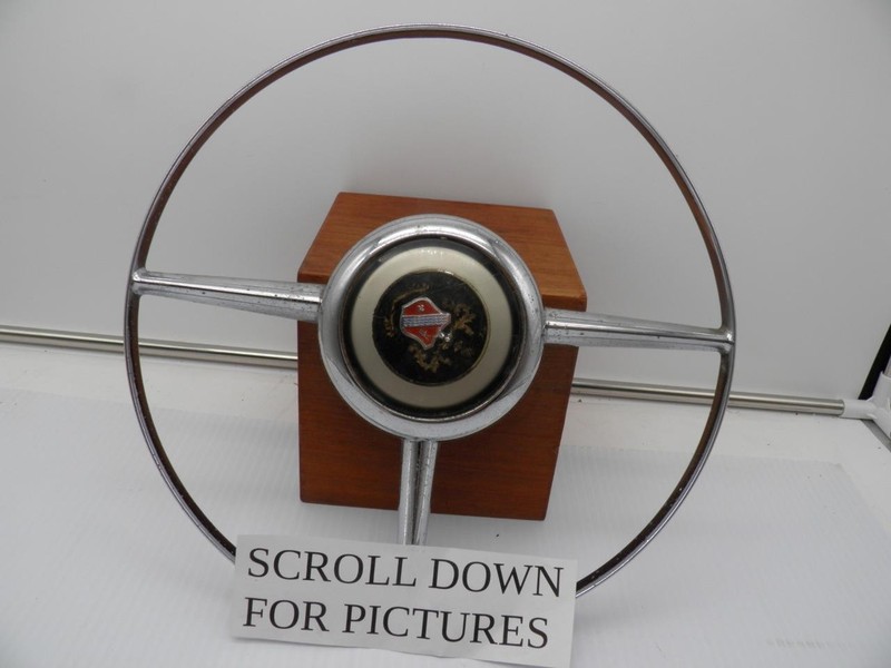 1948-1953 BUICK HORN RING WITH INNER PIECE INTACT