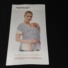 Momcozy Breathable Knit Wrap Baby Carrier 7-44lbs Black New Without Tags