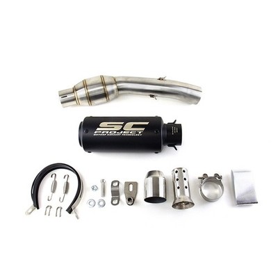 Motorcycle Exhaust System Link Pipe Muffler DB Killer For Benelli 302S 2019-2025