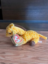 Ty Beanie Babies Giraffe with tags- Twigs - DOB 05-19-1995 - Style 4068