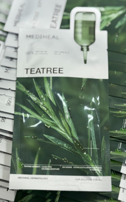 Mediheal Teatree Essential Mask 10 Sheets-Acne Care Soothing Hydrating Face Pack