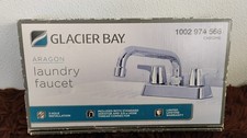 Aragon 4 in. Centerset 2-Handle Laundry Faucet in Chrome Glacier Bay