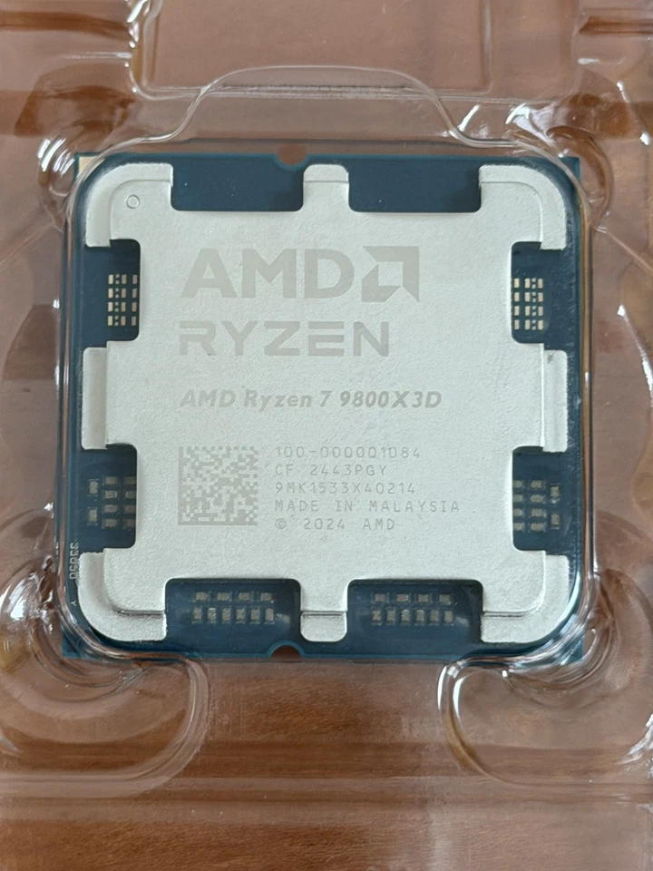 AMD RYZEN ™ 7 9800X 3D Desktop Processor 8-core/16-thread, 5.2 GHz, 104 MB Cache - Image 4 of 4