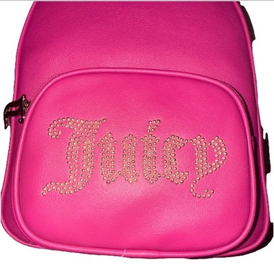 Juicy Couture Mini Backpack Color Raspberry Tart
