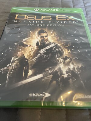 Deus Ex: Mankind Divided Day One Edition, Xbox One, Brand New Case Fresh!
