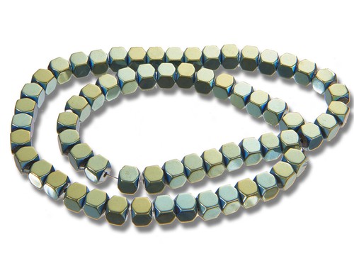 EIMASS® Semi-Precious Gemstone Cube Beads, Natural Stones - Picture 7 of 8