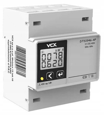 VCX 3P Zweirichtungszähler Stromzähler mit Fernablesung MODBUS RS485 5(100)A