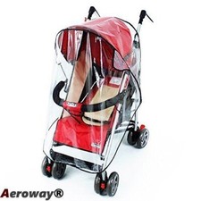 Universal Clear Waterproof Rain Cover Wind Shield Fit Most Strollers