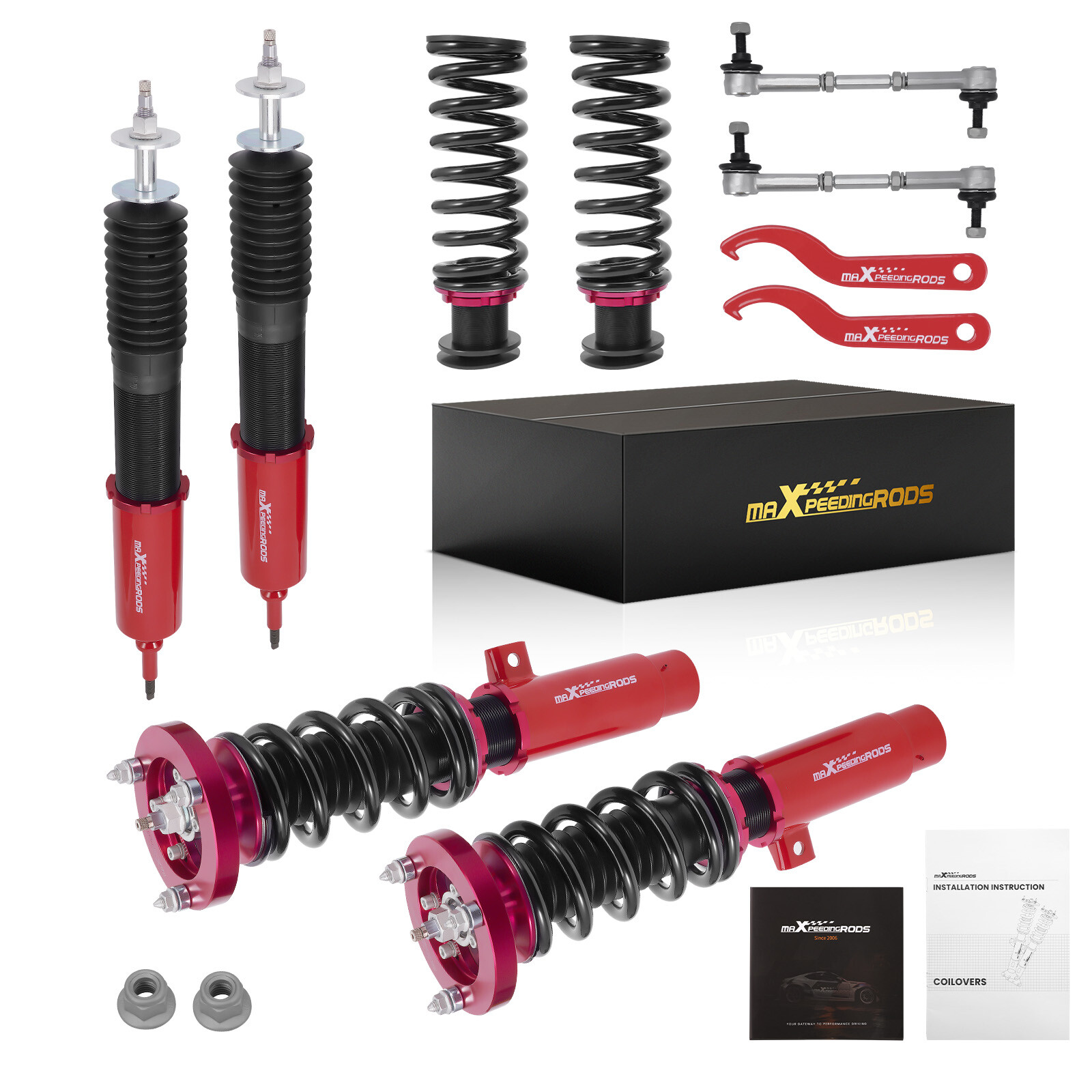 Coilovers+Swaybar end links for BMW 3 Series E90 Saloon E92 E91 E93 2004-2011