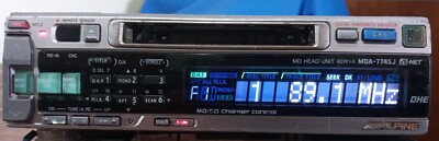 Rare Alpine MDA-7745J old school vintage MD receiver Japan Car