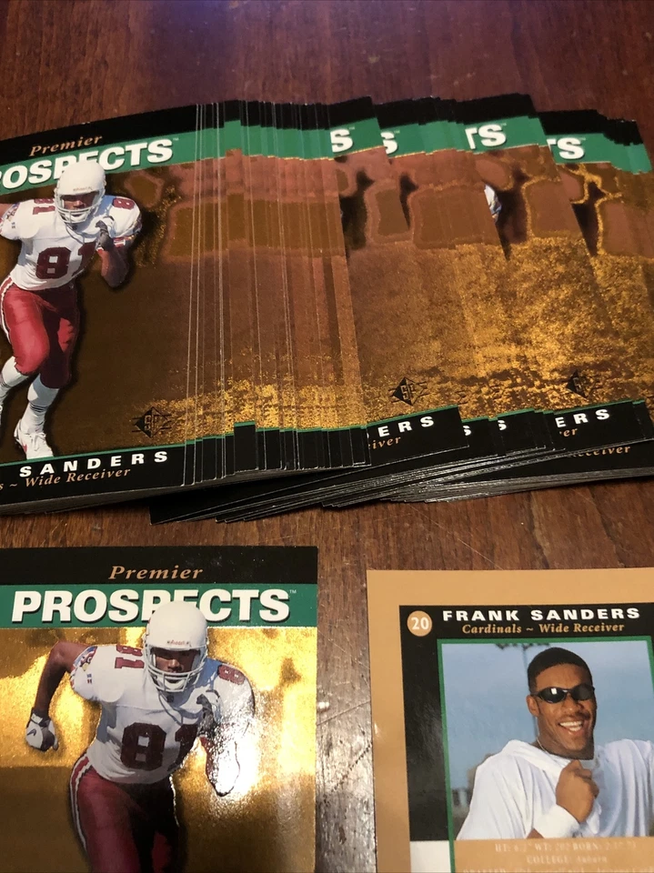 50 Card Lot 1995 Upper Deck Sp Football Frank Sanders #20 Arizona Cardinals MINT - Image 4 of 4