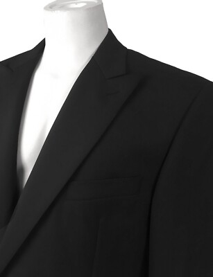 NEW Giorgio Armani Le Collezioni Tuxedo Jacket! US 44 Black Wool