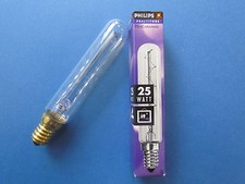 Philips Mini COLORENTA Practitone Glühlampe E14 25W 220-230V klar Röhrenlampe 