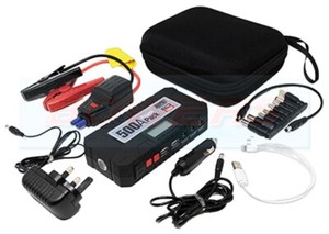 500A Lithium Ion Car Battery Jump Starter Power Pack For 6L Petrol 5L Diesel