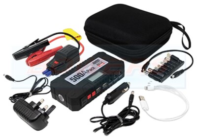 500A Lithium Ionen Auto Batterie Sprung Starter Netzteil für 6L Benzin 5L Diesel