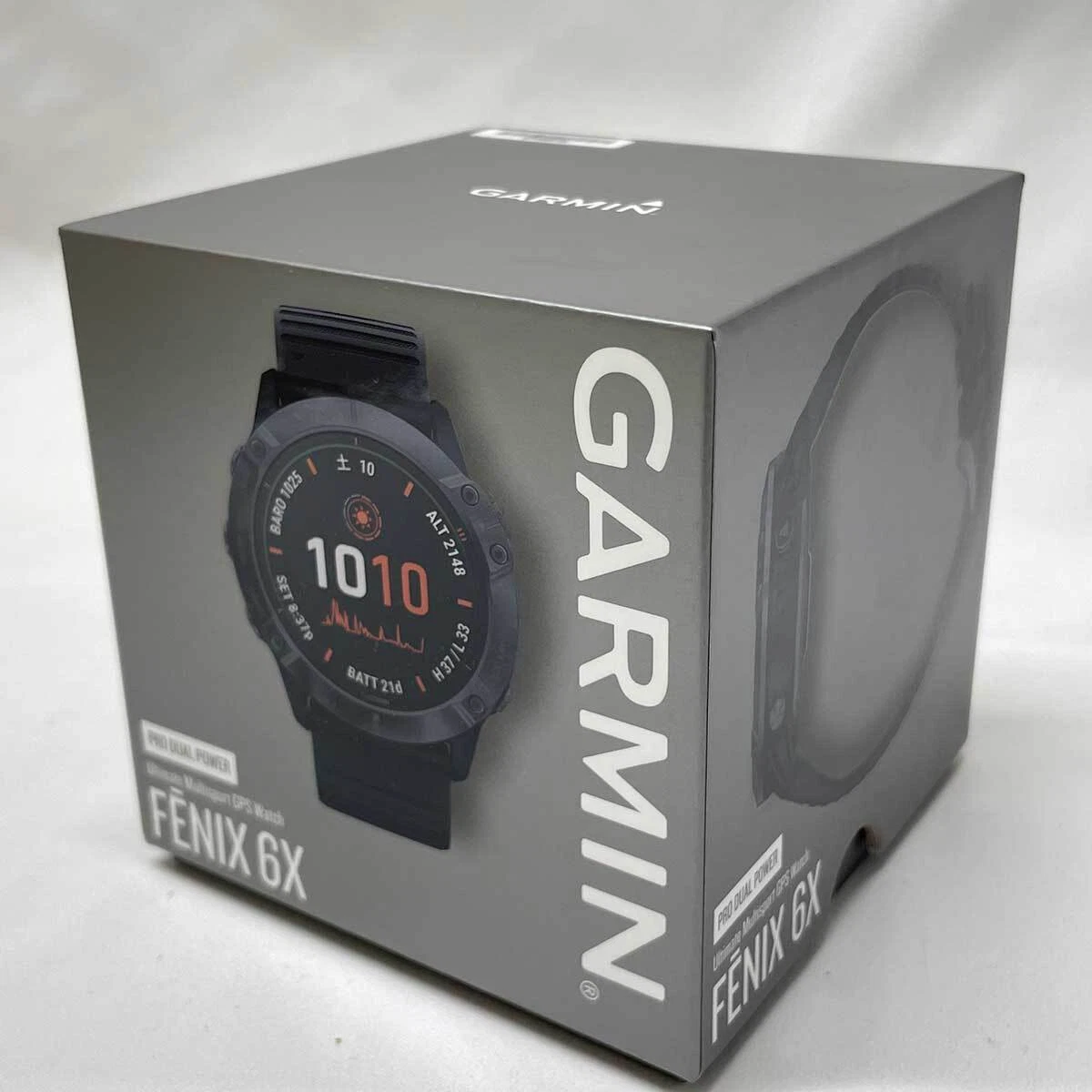 Garmin Fenix 6X Pro Dual Power Ti Black 010-02157-53 Unisex