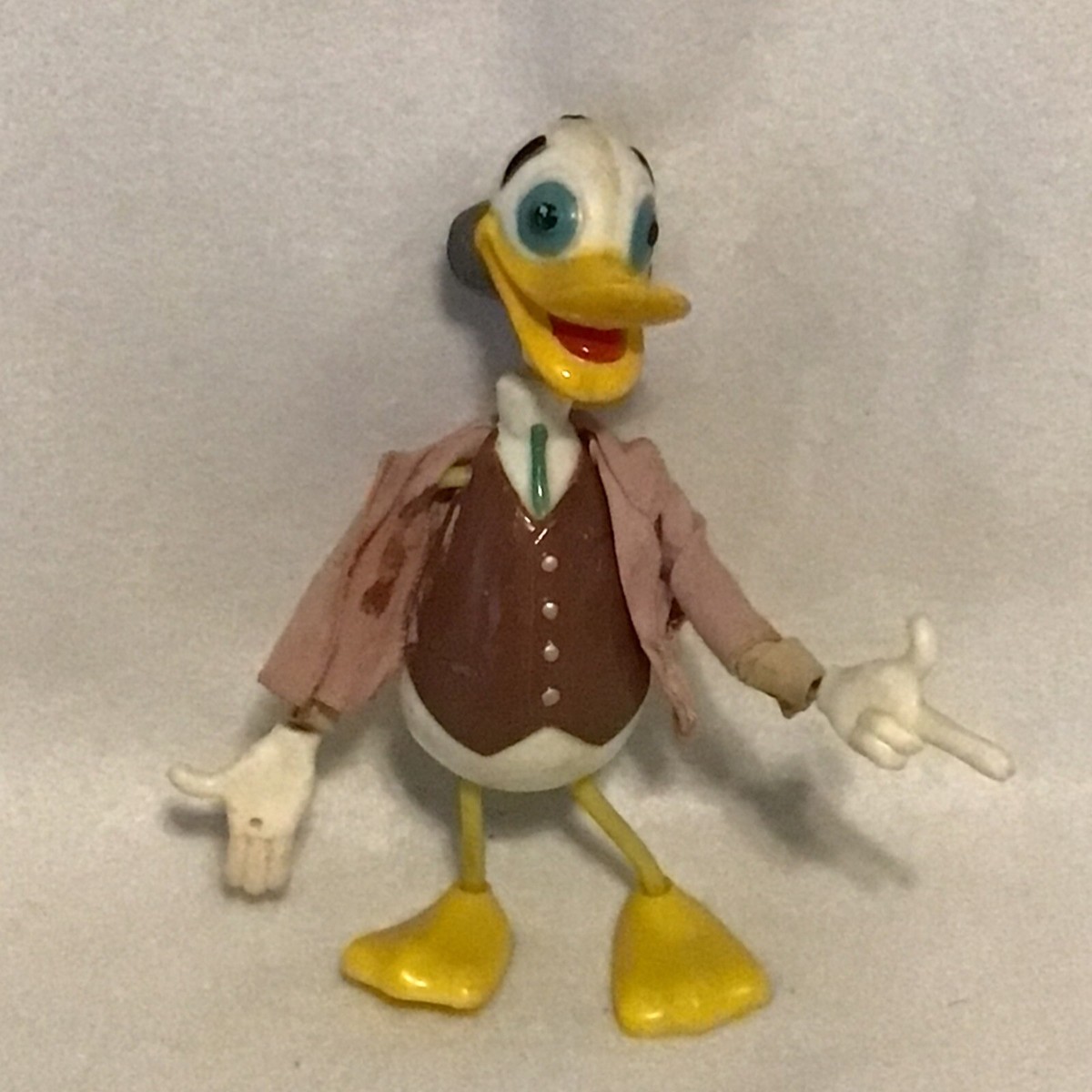 古竹　吉明刀　人物鼠彫　杖　長さ約87cm　V　R9068 Vintage 1961 Marx Toys Walt Disney's Professor Ludwig Von Drake