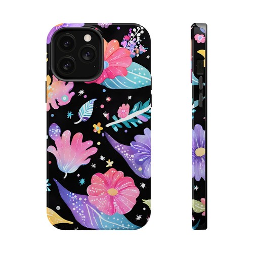 Funda de Teléfono Floral para iPhone 13, 14, 15, 16 Funda Protectora Magnética iPhone - Imagen 122 de 129